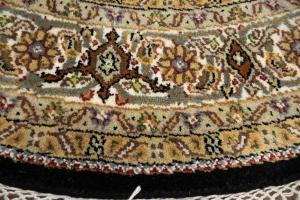 5'0 x 5'0 Hand Knotted Indo Bidjar Fish Mahi Oriental Rug