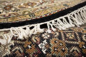 5'0 x 5'0 Hand Knotted Indo Bidjar Fish Mahi Oriental Rug