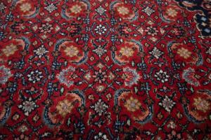 4'1 x 6'0 Hand Knotted Indo Bidjar Floral Oriental Wool Rug