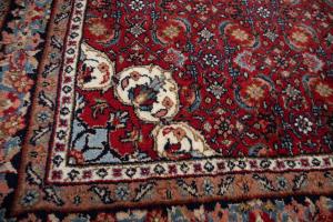 4'1 x 6'0 Hand Knotted Indo Bidjar Floral Oriental Wool Rug