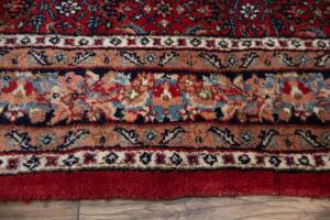 4'1 x 6'0 Hand Knotted Indo Bidjar Floral Oriental Wool Rug