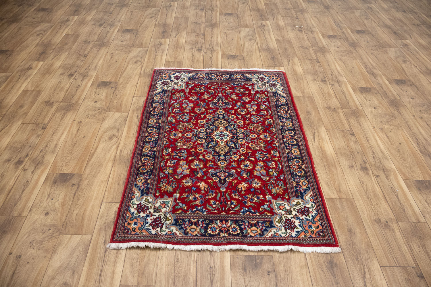 3'3 X 6'0 Hand Khotted Red Traditional Fine Oriental Area Rug - Image 13