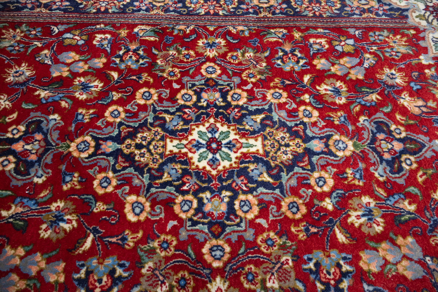 3'3 X 6'0 Hand Khotted Red Traditional Fine Oriental Area Rug - Image 6
