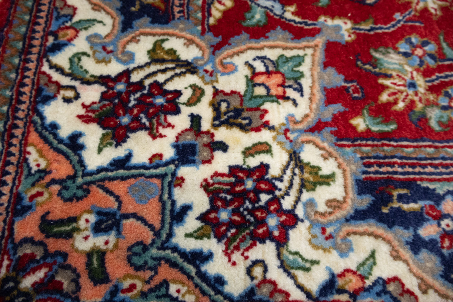 3'3 X 6'0 Hand Khotted Red Traditional Fine Oriental Area Rug - Image 9