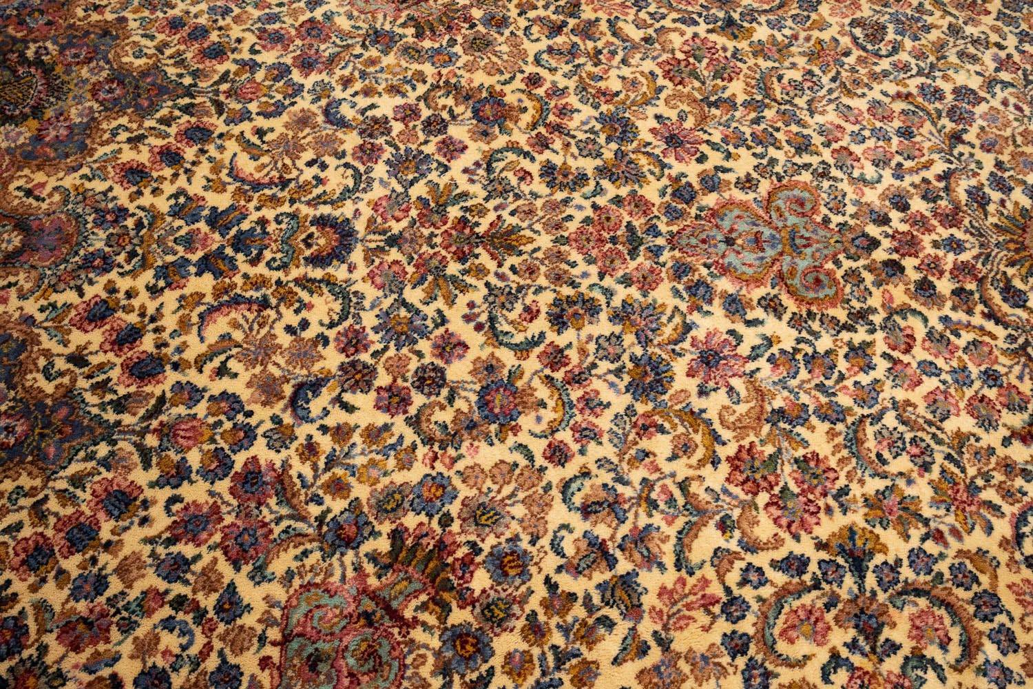 10'0 x 14'0 Machine Made Karastan Floral Oriental Wool Rug - Image 9