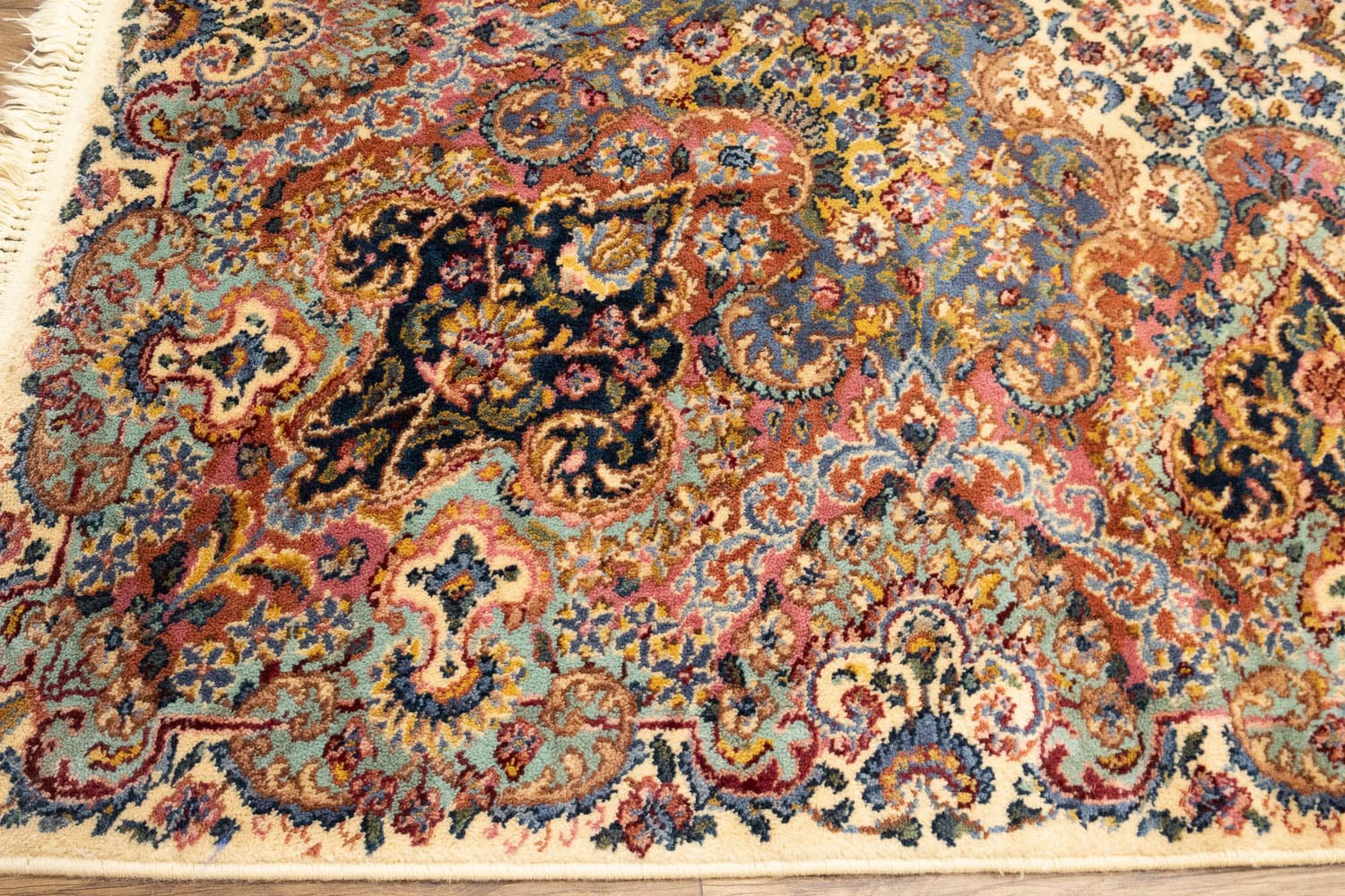 10'0 x 14'0 Machine Made Karastan Floral Oriental Wool Rug - Image 11