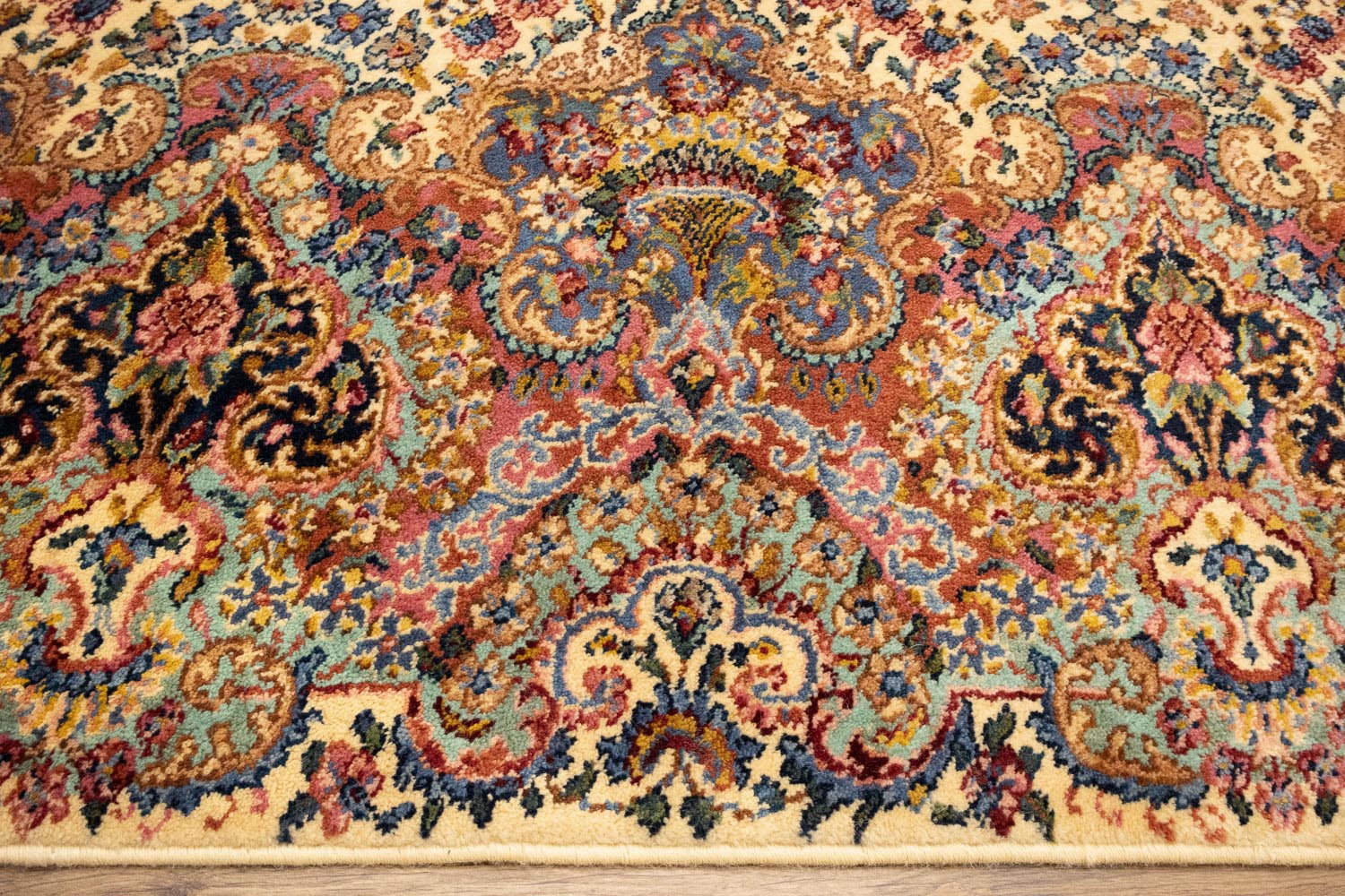 10'0 x 14'0 Machine Made Karastan Floral Oriental Wool Rug - Image 12