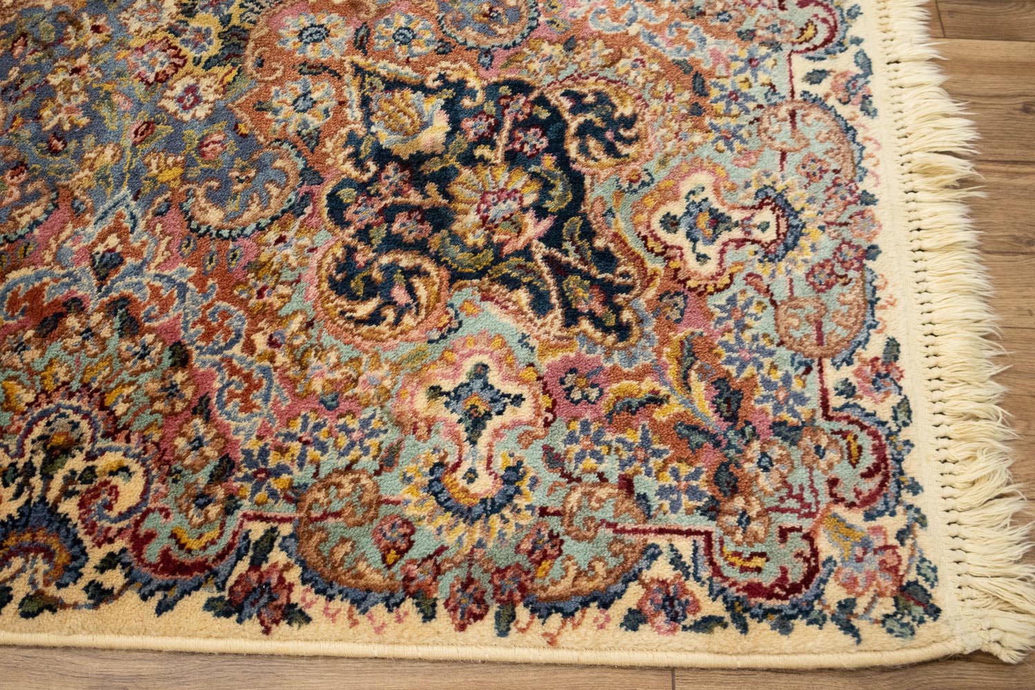 10'0 x 14'0 Machine Made Karastan Floral Oriental Wool Rug - Image 13