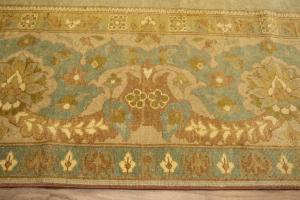 9'6 X 12'2 Hand Knotted Golden Beige Turkish Wool Rug