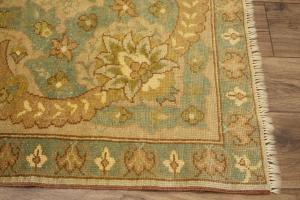 9'6 X 12'2 Hand Knotted Golden Beige Turkish Wool Rug