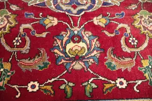 8'0x11'5 Hand-Knotted Floral Classic Oriental Wool Rug