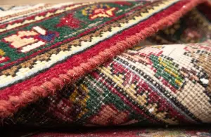 8'0x11'5 Hand-Knotted Floral Classic Oriental Wool Rug