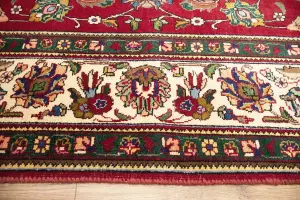8'0x11'5 Hand-Knotted Floral Classic Oriental Wool Rug