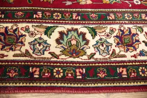 8'0x11'5 Hand-Knotted Floral Classic Oriental Wool Rug