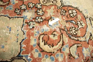 9'6x12'7 Hand Knotted Muted Floral Classic Oriental Wool Rug