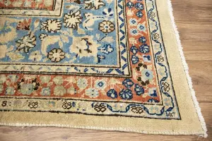 9'6x12'7 Hand Knotted Muted Floral Classic Oriental Wool Rug