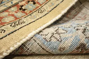 9'6x12'7 Hand Knotted Muted Floral Classic Oriental Wool Rug