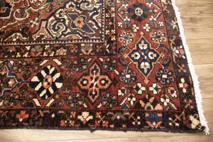 9'5-9'9x12'4 Hand-Knotted Floral Oriental Wool Rug