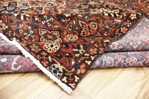 9'5-9'9x12'4 Hand-Knotted Floral Oriental Wool Rug