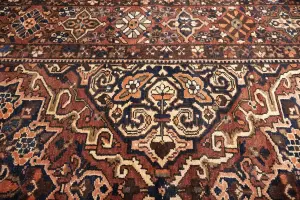 9'5-9'9x12'4 Hand-Knotted Floral Oriental Wool Rug