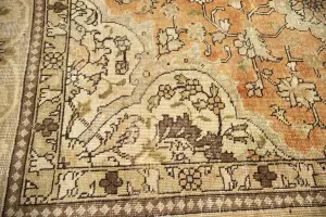 9'6x12'10 Hand-Knotted Floral Classic Oriental Wool Rug