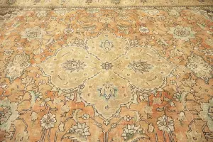 9'6x12'10 Hand-Knotted Floral Classic Oriental Wool Rug