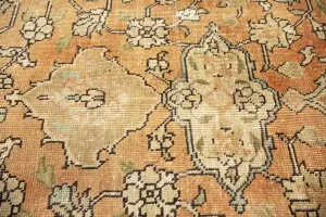 9'6x12'10 Hand-Knotted Floral Classic Oriental Wool Rug