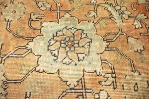 9'6x12'10 Hand-Knotted Floral Classic Oriental Wool Rug
