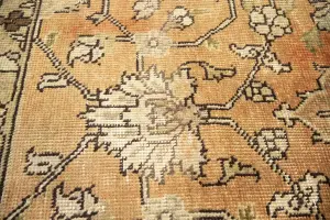 9'6x12'10 Hand-Knotted Floral Classic Oriental Wool Rug