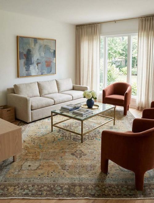 9'4x12'5 Hand-Knotted Floral Classic Oriental Wool Rug