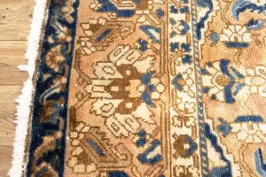 10'0 x 12'6 Hand-Knotted Muted Floral Oriental Wool Rug