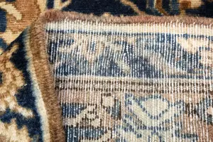 10'0 x 12'6 Hand-Knotted Muted Floral Oriental Wool Rug