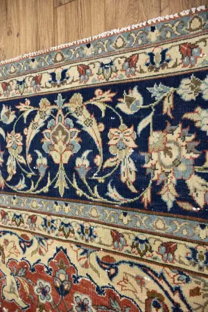9'3x12'9 Hand-Knotted Floral Classic Oriental Wool Rug