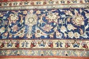 9'3x12'9 Hand-Knotted Floral Classic Oriental Wool Rug