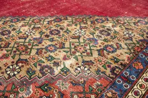 9'9x13'0 Hand-Knotted Floral Classic Oriental Wool Rug