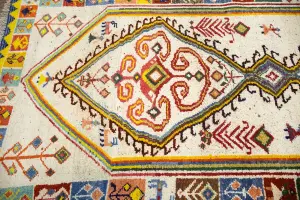 3'6 x 6'0 Hand-Knotted Tribal Pictorial Oriental Wool Rug