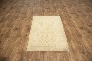 3'0x4'9 Hand Knotted Floral Classic Oriental Wool Rug