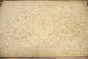 3'0x4'9 Hand Knotted Floral Classic Oriental Wool Rug
