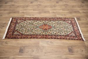 2'5x5'8 Hand Knotted Tribal Oriental Wool Runner Rug