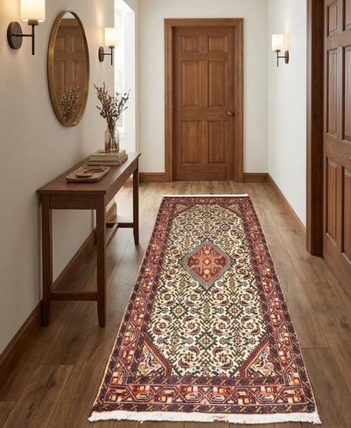 2'5x5'8 Hand Knotted Tribal Oriental Wool Runner Rug