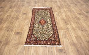 2'5x5'8 Hand Knotted Tribal Oriental Wool Runner Rug