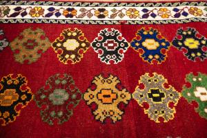 2'7x5'11 Hand Knotted Floral Tribal Oriental Wool Runner Rug