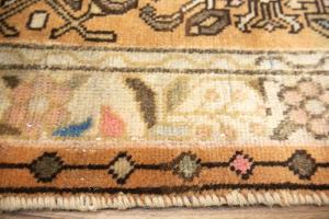 2'1x6'7 Hand Knotted Geometric Tribal Oriental Wool Runner Rug