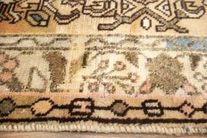 2'1x6'7 Hand Knotted Geometric Tribal Oriental Wool Runner Rug