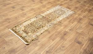2'1x6'7 Hand Knotted Geometric Tribal Oriental Wool Runner Rug