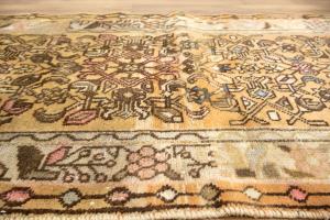 2'1x6'7 Hand Knotted Geometric Tribal Oriental Wool Runner Rug
