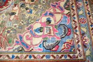 9'6x12'7 Hand Knotted Floral Classic Oriental Wool Rug