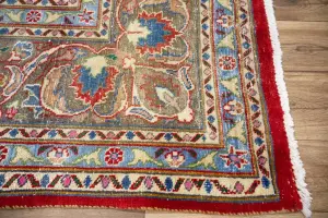 9'6x12'7 Hand Knotted Floral Classic Oriental Wool Rug