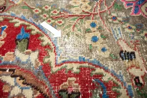 9'6x12'7 Hand Knotted Floral Classic Oriental Wool Rug