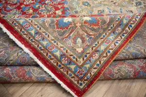 9'6x12'7 Hand Knotted Floral Classic Oriental Wool Rug